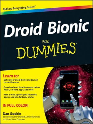 cover image of Droid Bionic For Dummies